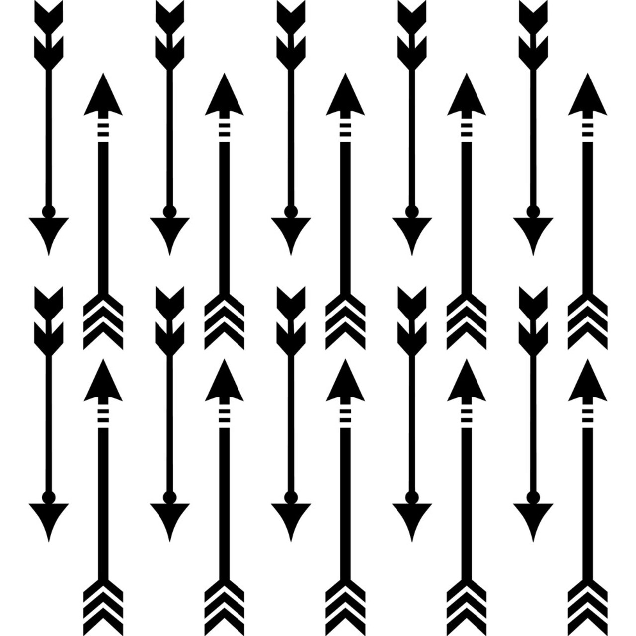 Arrow All Over Embossing 12 x 12 Stencil | FS079 by Designer Stencils | Pattern Stencils | Reusable Stencils for Painting on Wood, Wall, Tile, Canvas, Paper, Fabric, Furniture, Floor | Try Instead of a Wallpaper | Easy to Use & Clean
